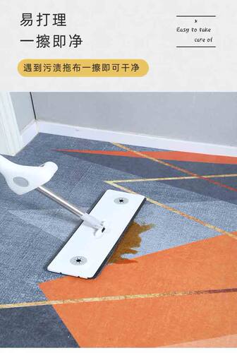 免洗可擦入户门地垫进门门口地毯门垫脚垫家用PVC皮革可裁剪垫子 - 图1