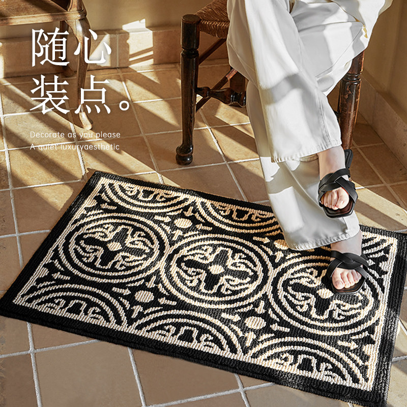 马年入户门地垫2026新款进门口脚垫仿亚麻家用新年乔迁地毯可裁剪,淘宝优惠券,粉丝福利购,淘宝优惠卷