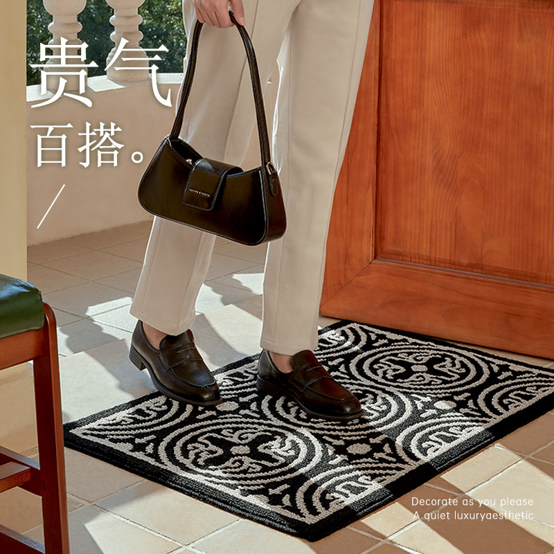 马年入户门地垫2026新款进门口脚垫仿亚麻家用新年乔迁地毯可裁剪,淘宝优惠券,粉丝福利购,淘宝优惠卷