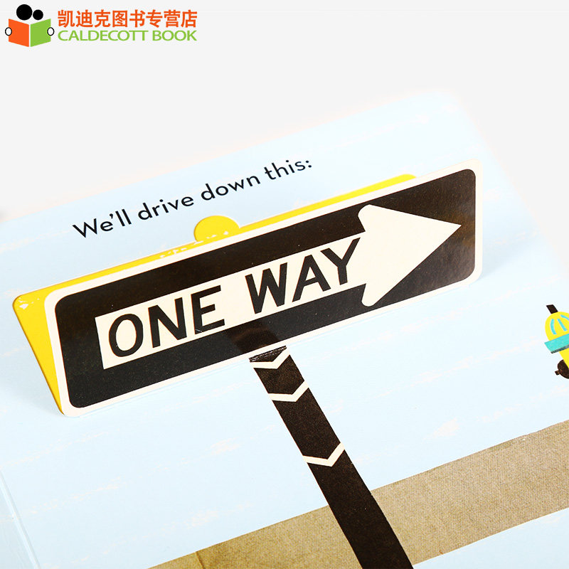 凯迪克英文原版绘本red Light Green Light 红灯绿灯交通规则英文绘本幼儿启蒙认知书纸板书撕不烂 带音频