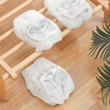 Белая обувь, сумка для хранения из нетканого материала для путешествий, сумка для обуви, на шнурках