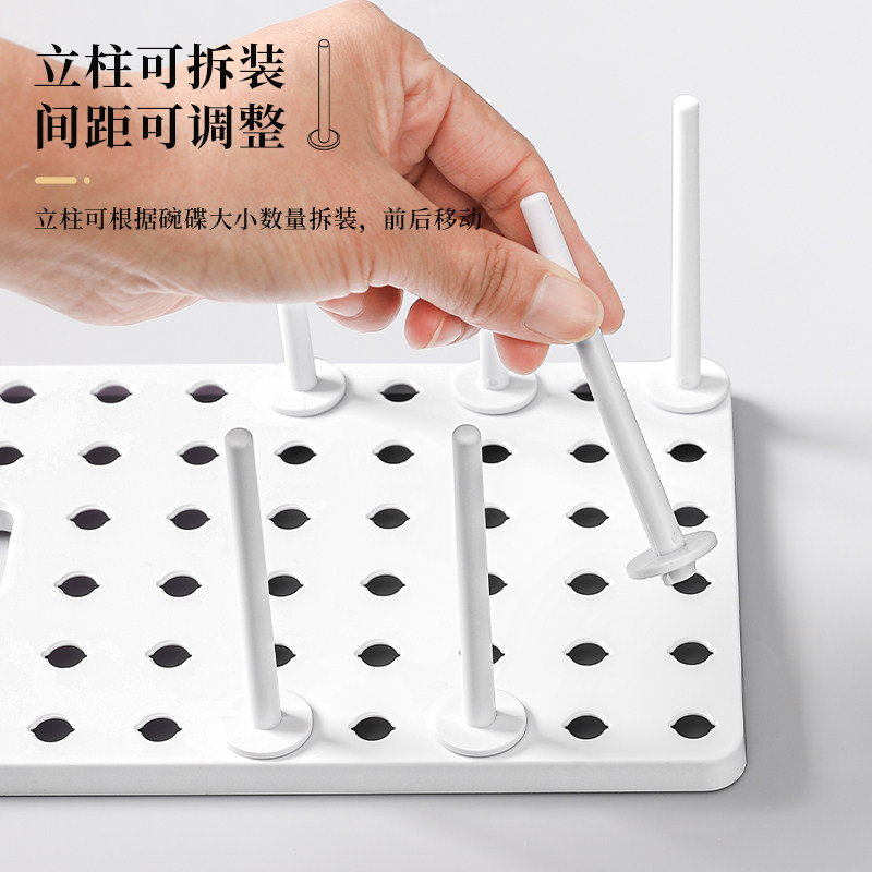 碗架厨房橱柜抽屉内置碗碟收纳架家用可伸缩餐盘具沥水碗架置物架,淘宝优惠券,粉丝福利购,淘宝优惠卷