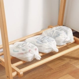 Белая обувь, сумка для хранения из нетканого материала для путешествий, сумка для обуви, на шнурках