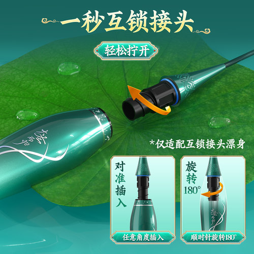 小凤仙小加粗橄榄尾大圣夜光漂咬钩变色浮漂OLED鱼漂硬尾醒目而归 - 图2