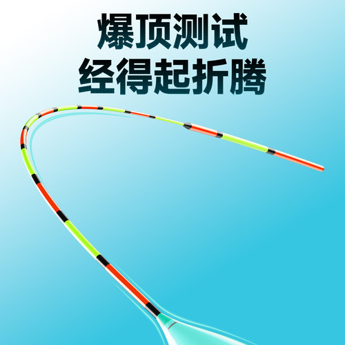 小凤仙鱼漂轻口高灵敏野钓浮漂正品鲫鱼漂加粗醒目纳米浅水漂套装 - 图3