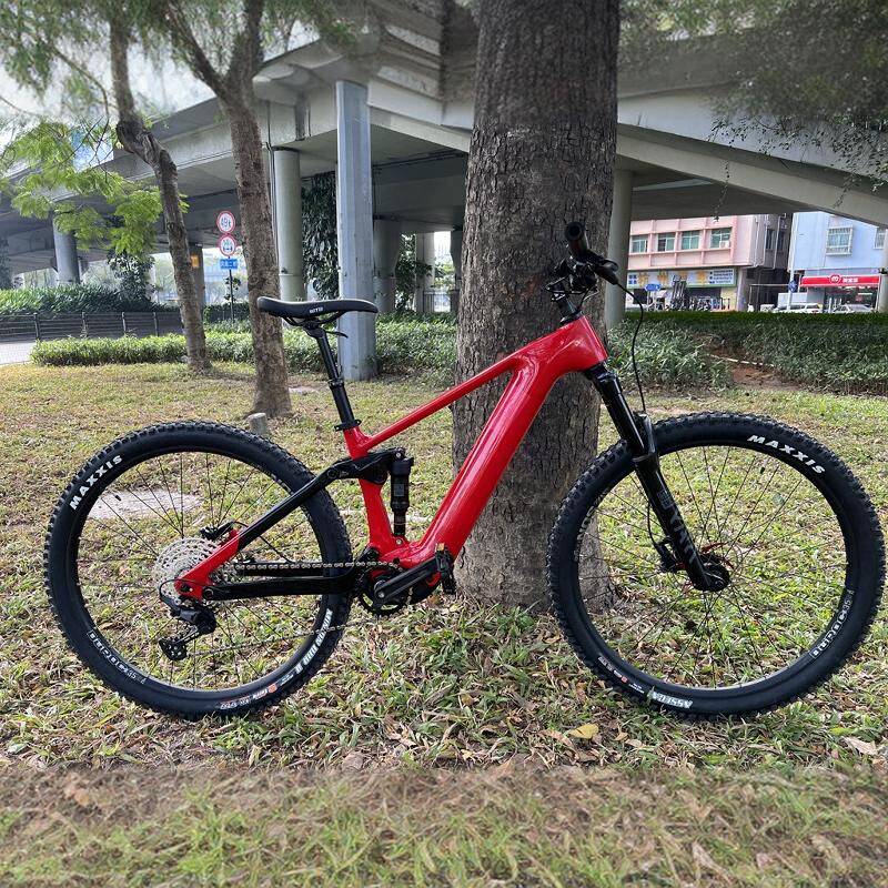 ROCKCAN E11SL超轻量化全碳纤维电助力软尾EBIKE整车八方M820-图0