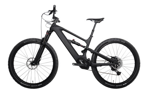 DENGFU E10八方电机碳纤中置助力软尾EBIKE速降山地车 - 图3