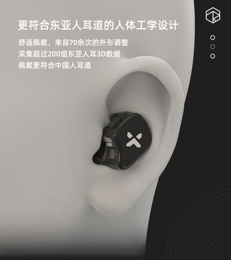 弱水时砂 QTX 1圈6铁混合式HIFI耳挂式入耳式耳机【南宁A2006】 - 图0