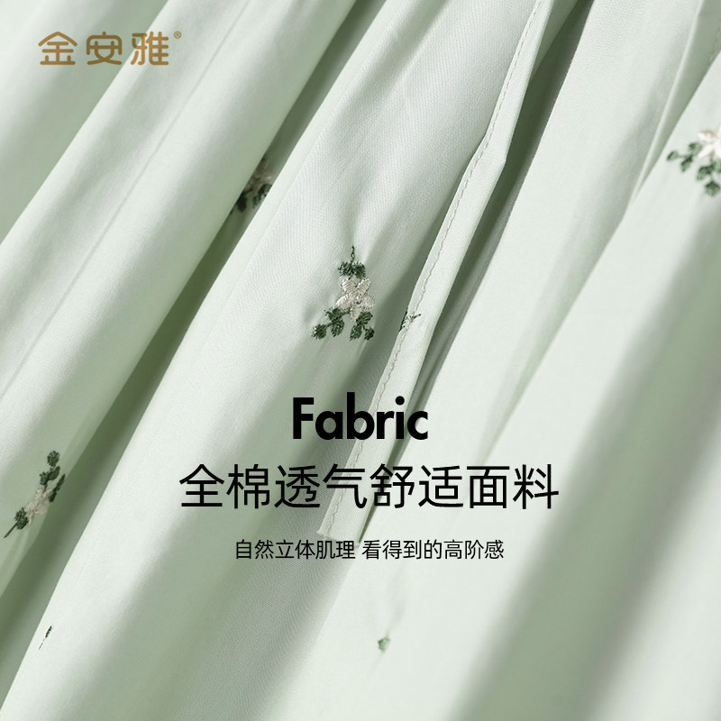 孕妇装夏装连衣裙新款纯棉孕妇裙子 金安雅连衣裙