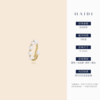 Heidi Jewelry Xunmi 13th Anniversary Limited Edition 3-4mm Freshwater Pearl Ring 18K Gold Stretch Ring