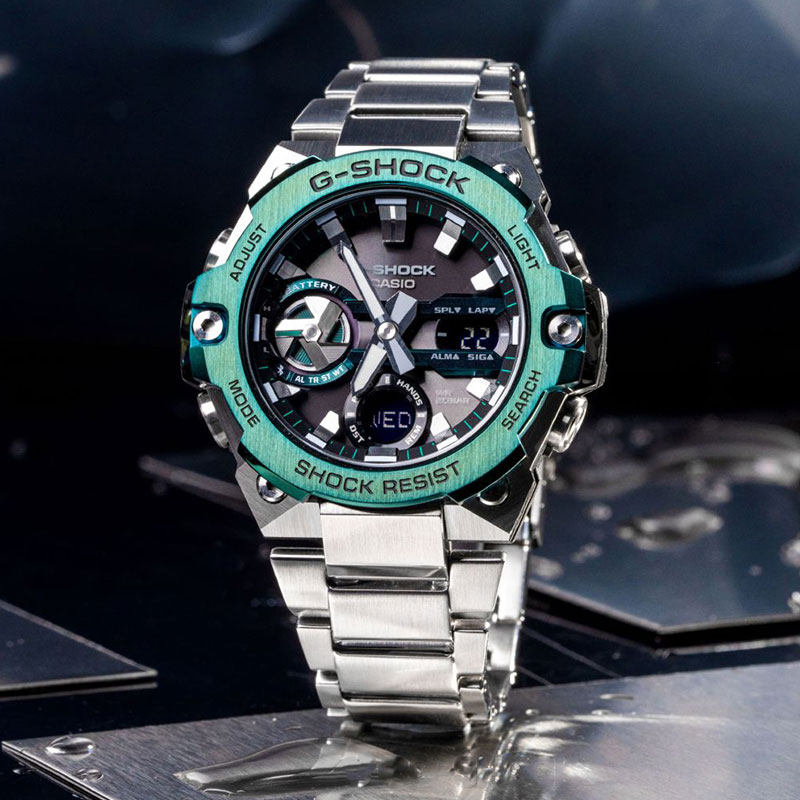 卡西欧男官方旗舰光动能gshock casio晶钻精仪日韩腕表