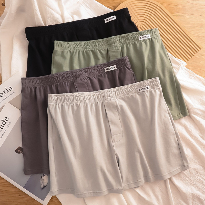 土黄色男士纯棉阿罗裤休闲短裤时尚中腰青年时尚休闲夏宽松前开口,淘宝优惠券,粉丝福利购,淘宝优惠卷