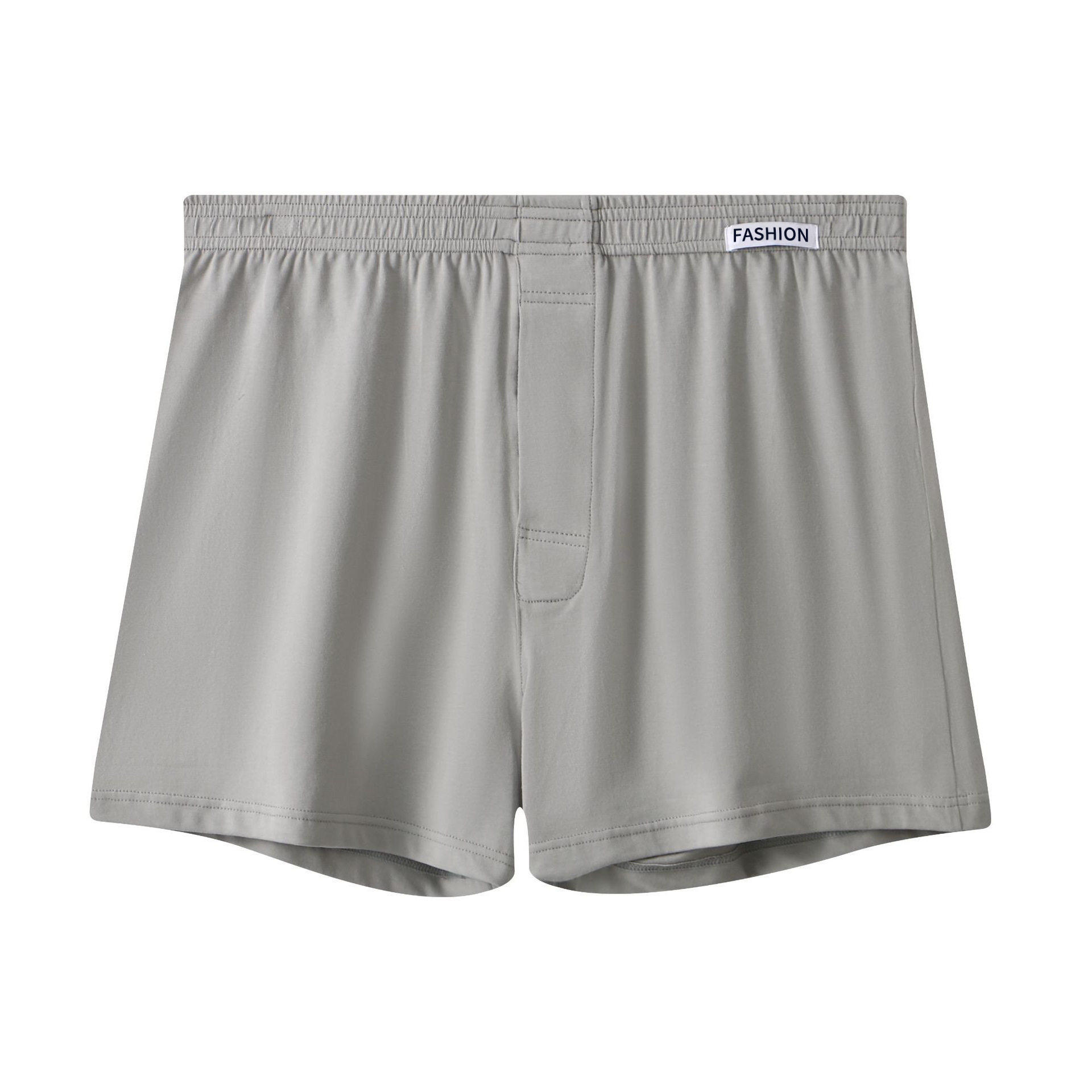 土黄色男士纯棉阿罗裤休闲短裤时尚中腰青年时尚休闲夏宽松前开口,淘宝优惠券,粉丝福利购,淘宝优惠卷