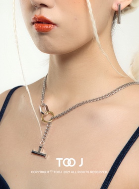 toojewelry之二首饰金属字母项链