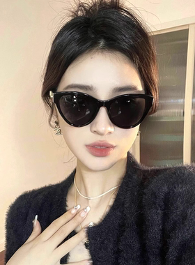 爱心墨镜女款大脸胖脸大框