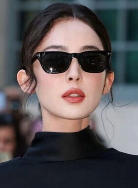 古力娜扎同款墨镜女高级感方圆脸夏季遮阳防紫外线近视太阳眼镜男