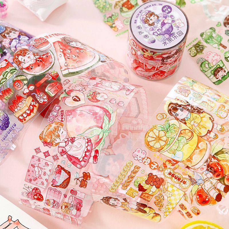 芯陌闪闪特油胶带新品第九弹限定全套可爱风人物贴纸装饰手账胶带,淘宝优惠券,粉丝福利购,淘宝优惠卷