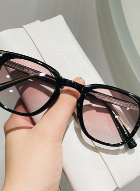 渐变粉tr90装饰韩版潮复古时尚