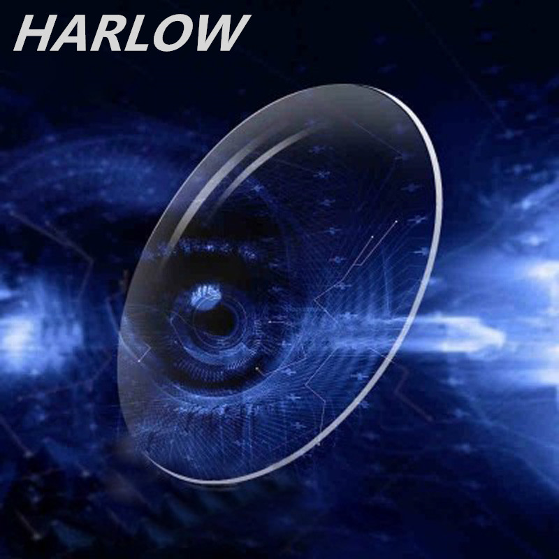 HARLOW防紫外线非球面变色近视镜片树脂变色眼镜变茶色变灰色2片 - 图2