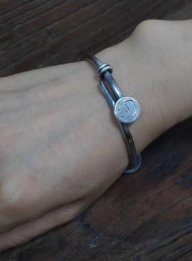 做旧过程推拉原创首饰999银复古