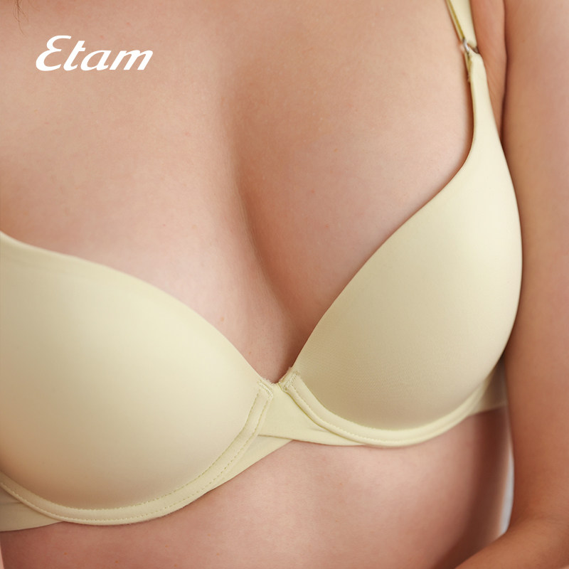 etam法式女宽肩带软钢圈聚拢胸罩 Etam文胸