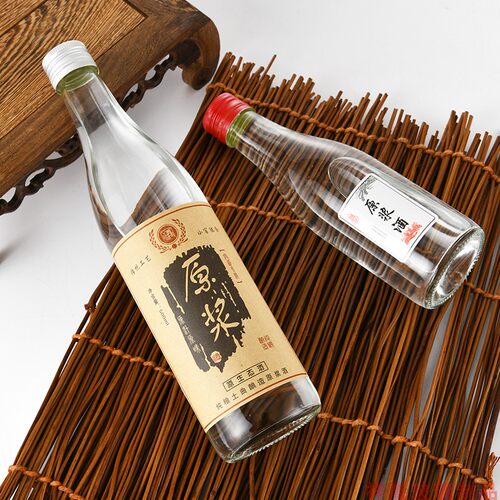 包邮牛栏山牛二锅头白酒瓶子空瓶玻璃瓶500ml一斤装黄酒自酿酒瓶 - 图2