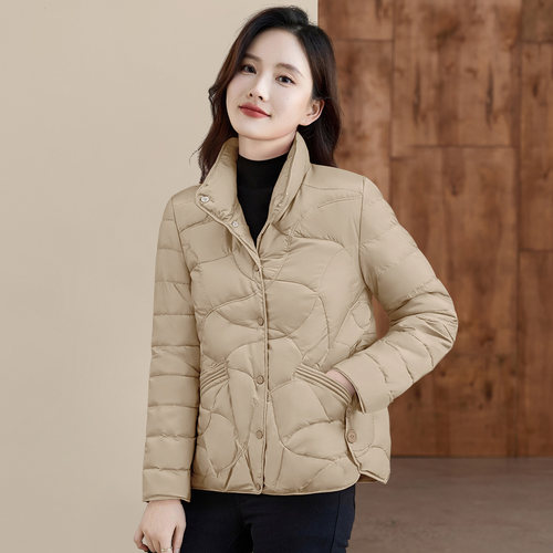轻薄内胆棉衣棉服女2025新款冬季女装爆款时尚洋气短款保暖外套潮 - 图0