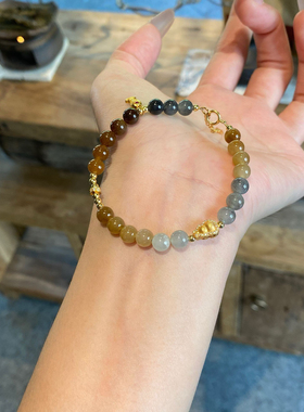 偶然间 秋冬怎么少的了楼兰的温柔！天然三色新疆和田玉