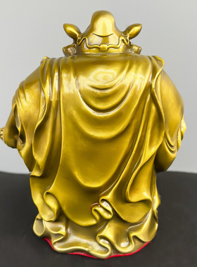 黄铜钟馗铜像道家天师钟馗神像拿扇钟馗店铺家居供奉镇宅摆件