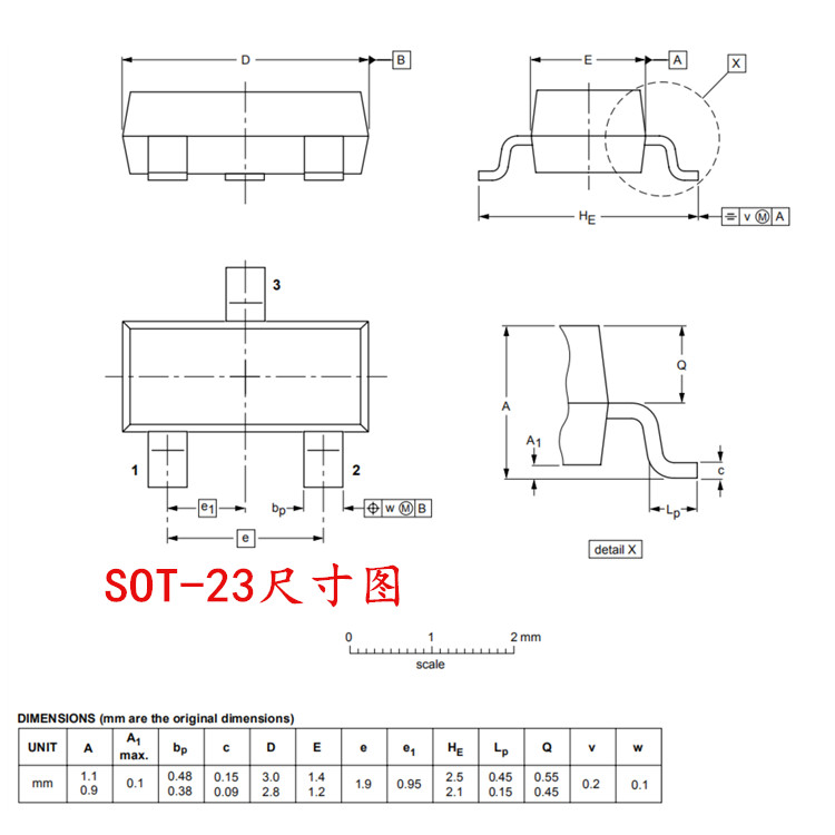 贴片晶体三极管 2SC1623 C1623 丝印L6 0.1A/50V 封装SOT-23 芯片 - 图1