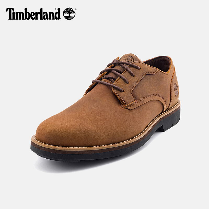 Timberland添柏岚踢不烂官方男鞋春季新款皮鞋商务通勤防水|A5V11 - 图2