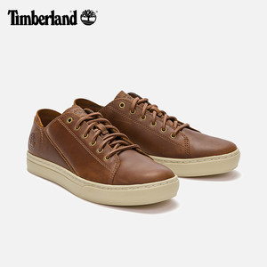 Timberland添柏岚官方男鞋24春季新款板鞋户外皮革休闲低帮|A2HGE