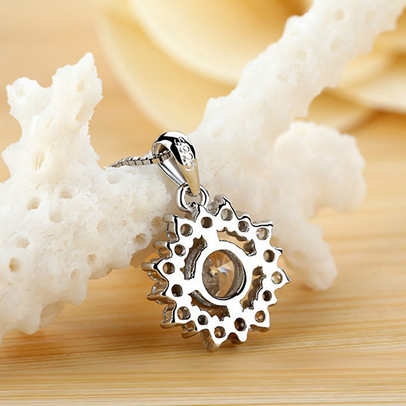 丘比恋钻石美人925银套装项链耳环 丘比恋项链