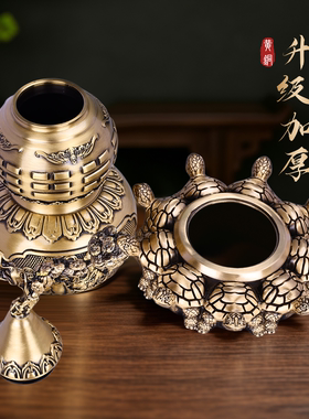 铜九龟天医葫芦客厅摆件家居装饰