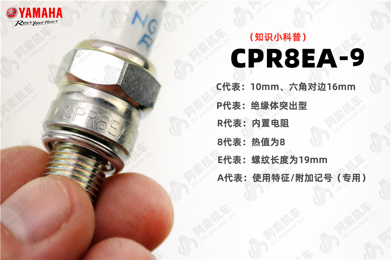 雅马哈大贸 20-23款 Nmax155 原厂火花塞 CPR8EA-9 原装正品包邮 - 图1