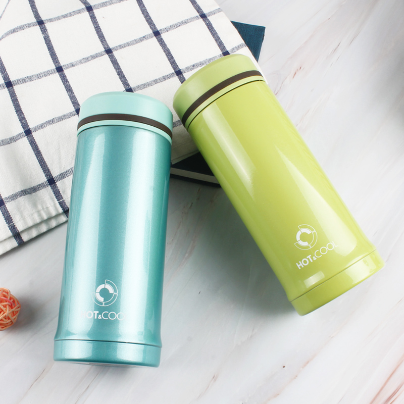 乐扣乐扣保温杯不锈钢水杯学生车载男女茶杯便携清新创意简约杯子