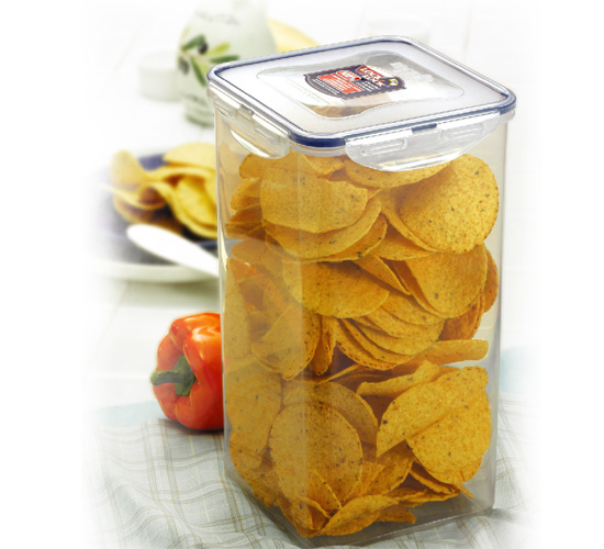 乐扣乐扣保鲜盒 密封容器 谷物盒杂粮桶HPL822R 4L食品盒零食盒