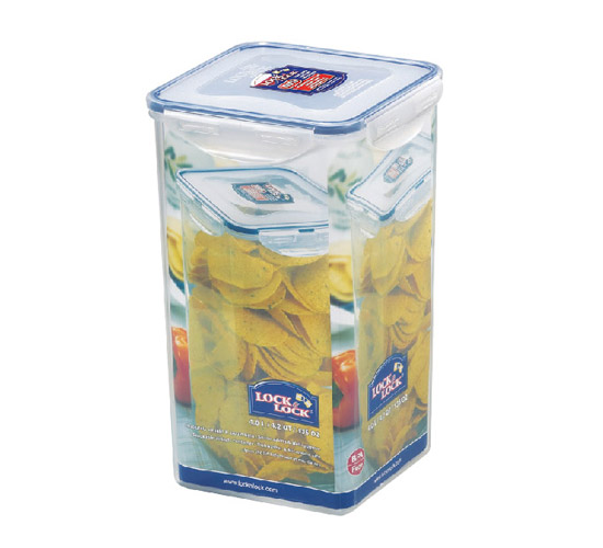 乐扣乐扣保鲜盒 密封容器 谷物盒杂粮桶HPL822R 4L食品盒零食盒