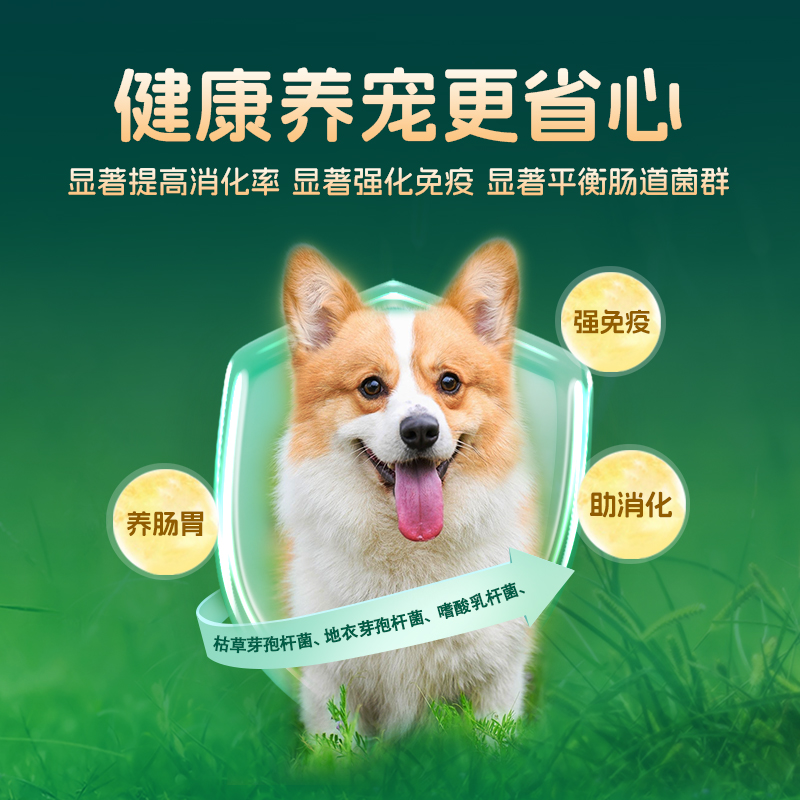 小宠益生菌狗粮老年犬专用软粮高龄犬泰迪老狗小型成犬粮调养肠胃