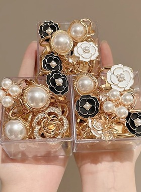 多功能丝巾扣女高级衣角扣小方巾2025新款衬衣飘带扣蝴蝶结打结扣