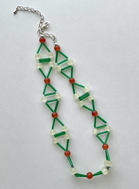 香气四溢佛卡夏！复古串珠项链