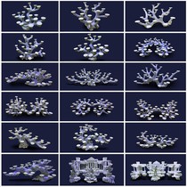 Sea Water Cylinder Built Landscape Stone Artificial Sea Cylinder Coral Stone Instead Of Live Stone Free Burst Algae Semi-hover to build a new hand coral reef