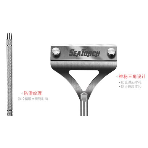 施特驰鱼缸刮藻刀海缸小型无死角刷子清理清洁长柄清洁神器除藻刀 - 图0