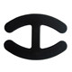 Anti-slip shoulder strap cross back buckle bra