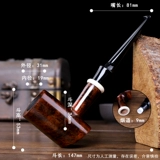 Мужской молоток, старомодный мундштук, курительная трубка из натурального дерева