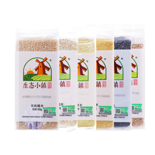 有机南瓜籽仁糙米大米豆类亚麻籽生态小镇豆谷五谷杂粮营养全谷物 - 图3
