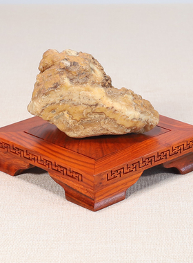 厂家直销可定制红木实木头佛像底座 花盆石头麒麟摆件花梨木底座