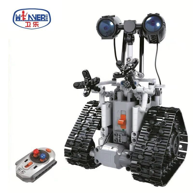 卫乐7112遥控机器人编程拼装积木玩具 爆款STEAM科教 亚马逊 - 图3