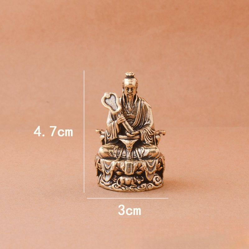 黄铜复古做旧三清天尊迷你摆件元始天尊道德天尊灵宝天尊桌面摆件,淘宝优惠券,粉丝福利购,淘宝优惠卷