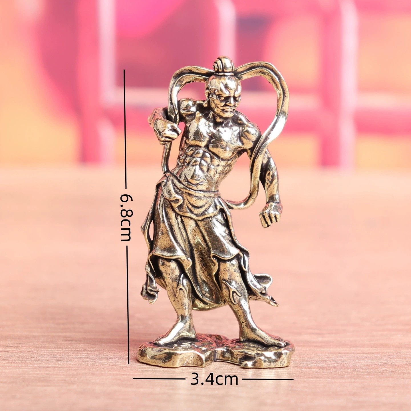 纯黄铜哼哈二将门神复古实心老物件居家装饰桌面茶宠工艺品铜摆件,淘宝优惠券,粉丝福利购,淘宝优惠卷